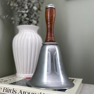 Vintage 1930s Nickel Bell Shaker - Nautical Art Deco